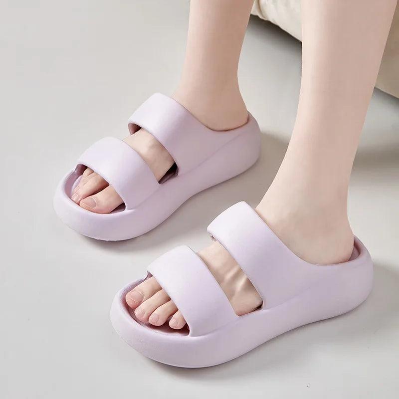 Chinelo Nuvem Feminino l PlushPath - Magazinei Calçados