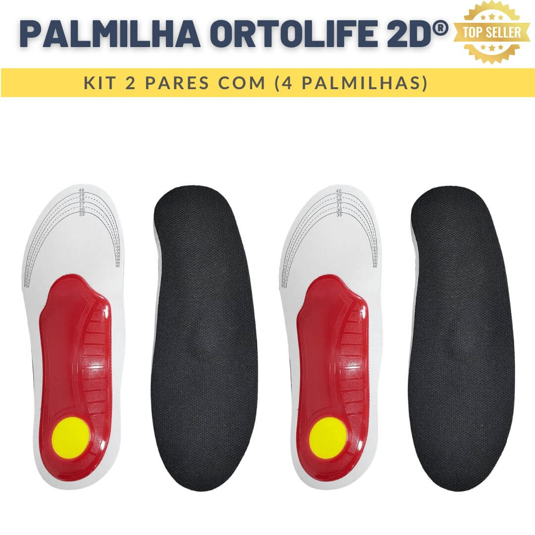 Palmilha Ortopédica l Ortolife 2D® - Magazinei