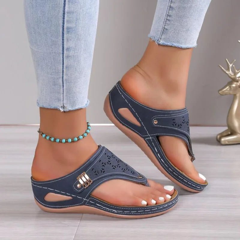 Sandália Casual Feminina l LunaFlex - Magazinei Calçados