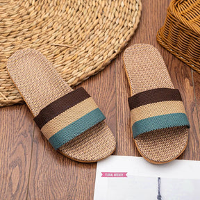 Sandália Feminina l Comfort Stripes - Magazinei Calçados