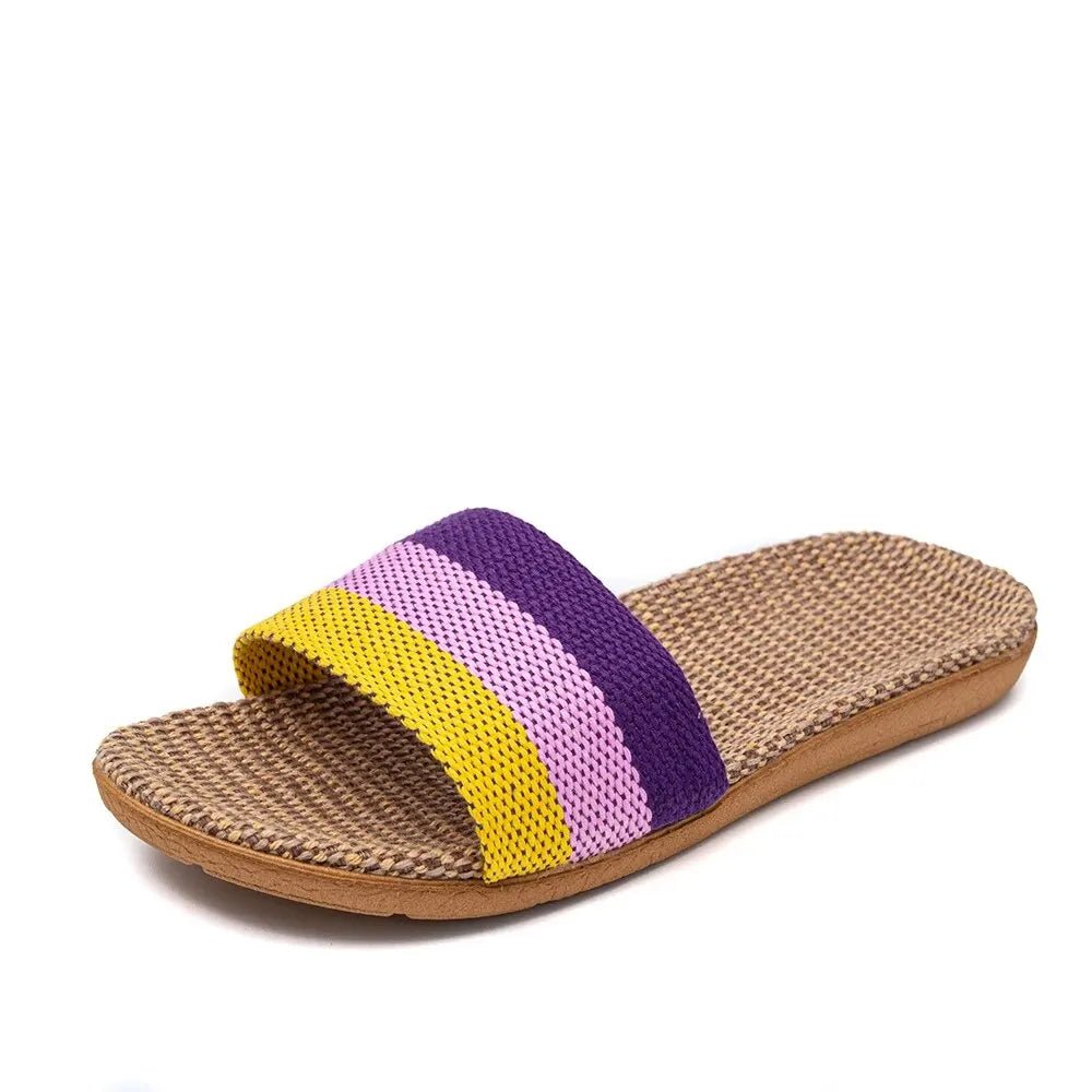 Sandália Feminina l Comfort Stripes - Magazinei Calçados